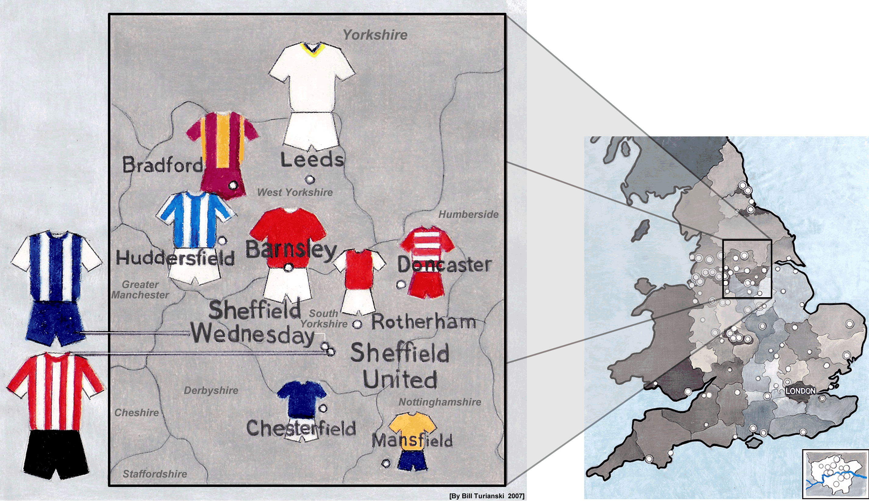 A map of all football clubs in London, UK. : r/MapPorn