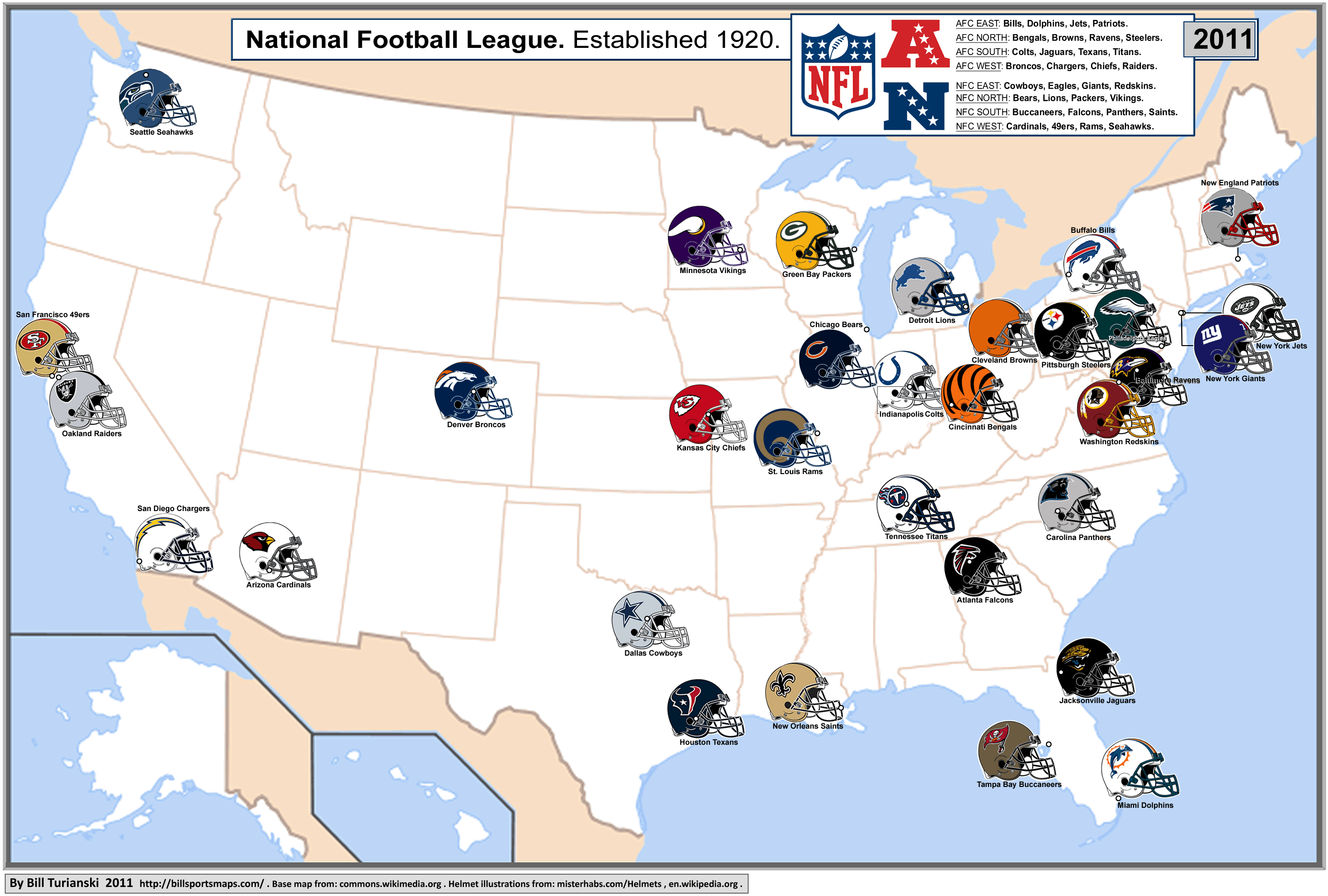 48+ Nfl Teams Map By Division Gif