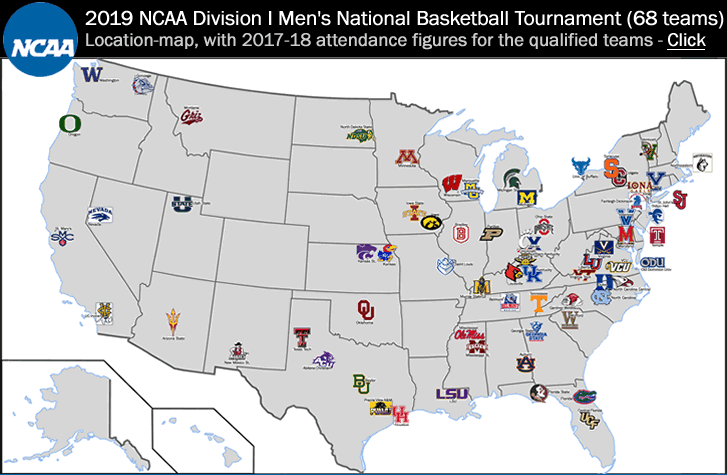 2019 NCAA Men’s Division I Basketball Tournament (aka March Madness